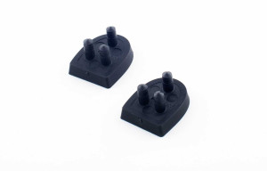 Werner Kern Replacement Heel Tips [Negro - 1 Par]