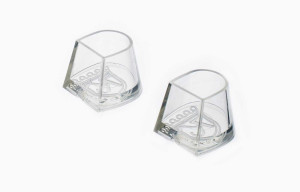 Werner Kern Heeltectors 6,5 cm [Transparent - 1 Pair]