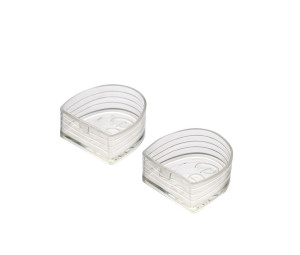 Werner Kern Heeltectors 3,4 cm [Transparent - 1 Pair]