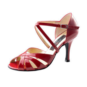 Nueva Epoca Femmes Chaussures de Danse Adora - Vernis Rouge