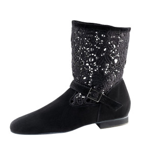 Werner Kern Ladies Dance Boots Cocco - Black Suede