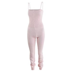 Intermezzo Ladies Warm-up suit with Spaghetti-straps 4000 Skinleg - Rose (007) - Size: M