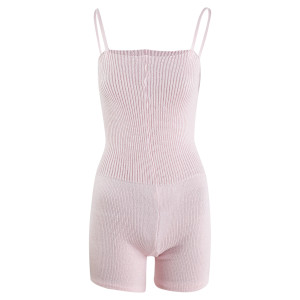 Intermezzo Damen Aufwärmanzug kurz mit Spaghetti-Tr&auml;gern 4587 Skinlegshort - Pink (007) - Größe: XXL