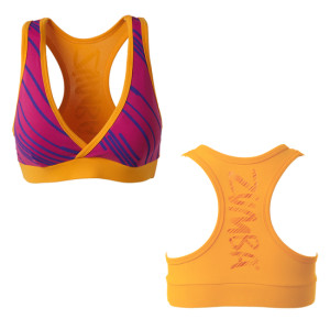 Zumba® - Fast Dash V-Bra Top - Pomegranate