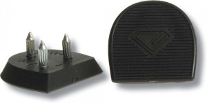 Diamant Replacement Heel Tips Spanish [Black - 1 Pair]