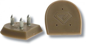 Diamant Replacement Heel Tips Spanish [Beige - 1 Pair]