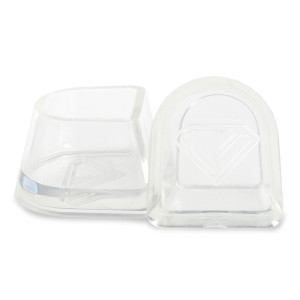 Diamant Absatzschoner [Transparent - 1 Paar]