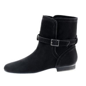 Werner Kern Mulheres Botas de dança Harper 15-S - Camurça Preto - 1,5 cm