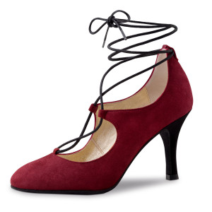 Nueva Epoca - Ladies Dance Shoes Dunja - Bordeaux/Black