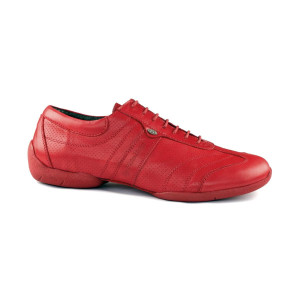 PortDance Herren Sneakers PD Pietro Street - Leder Rot