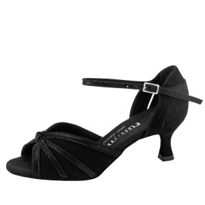 Rummos Ladies Dance Shoes R367 - Leather Black - 5 cm