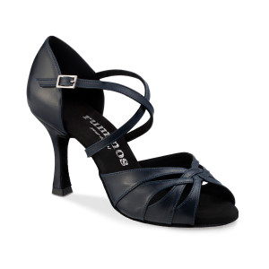 Rummos Women´s dance shoes R520 - Leather Navy Blue - Normal - 70R Flare - EUR 35