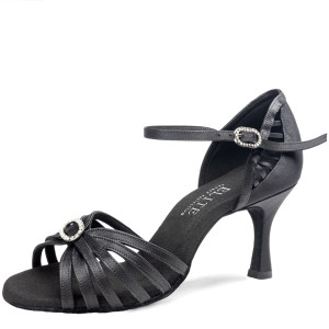 Rummos Damen Tanzschuhe Elite Karina 041 - Satin Schwarz - 6cm