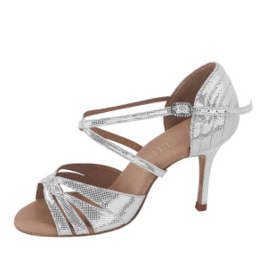 Rummos Women´s dance shoes Elite Paris 069 - Leather Silver - 8 cm