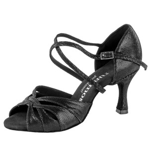 Rummos Dames Dansschoenen R520 - Leer Zwart - 6 cm