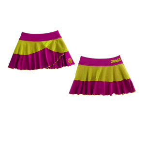 Zumba® Sassy Skort - Clover/Lime [Extra Small]
