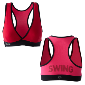 Zumba® Shout Out V-Bra - Candy Apple [Extra Small] Final Sale