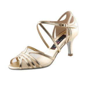 Nueva Epoca Damen Tanzschuhe Sierra - Chevro Platin - 6cm