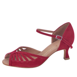 Rummos Women´s dance shoes Stella - Nubuck Red - 5 cm