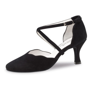 Anna Kern Ladies Dance Shoes Odile - Black Suede