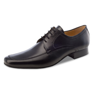 Anna Kern Hombres Zapatos de Baile 5711 - Cuero Negro - 2 cm [UK 9,5]