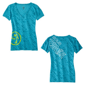 Aqua Zumba® Feel the Thrill V-Neck [Extra Small] - Final Sale