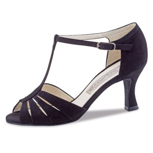 Werner Kern Mulheres Sapatos de Dança Dalia - Camurça Preto - 6,5 cm [UK 5,5]