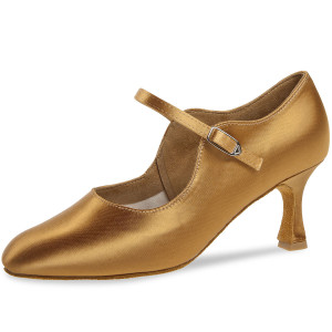 Diamant Damen Tanzschuhe 186-185-087 - Satin Bronze