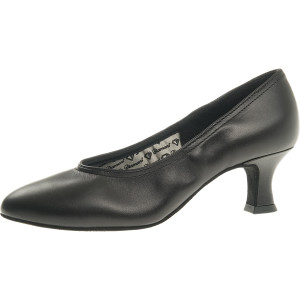 Diamant Mujeres Zapatos de Baile 069-068-034 - Cuero Negro - 5 cm Latino [UK 1,5]