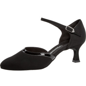 Diamant Mulheres Sapatos de Dança 049-106-106 - Nubuck Preto - 5 cm