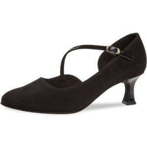 Diamant Mujeres Zapatos de Baile 174-106-008 - Ante Negro - 5 cm