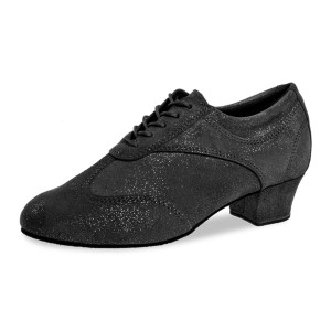 Diamant Ladies Practice Dance Shoes 183-034-550-A - Suede Black - 3,7 cm