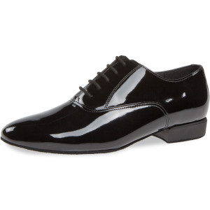 Diamant Hombres Zapatos de Baile 180-075-038 - Charol Negro   - Größe: UK 8