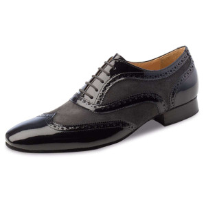 Nueva Epoca Hommes Chaussures de Danse Domingo - Cuir Noir
