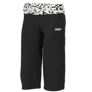 Zumba® Escape Gaucho Pant - Black [Extra Small]