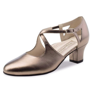 Werner Kern Damen Tanzschuhe Gala 4,5 - Leder Antik