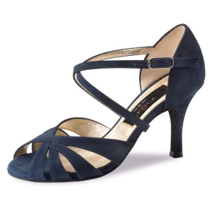 Nueva Epoca Femmes Chaussures de Danse Gracia - Suède Bleu