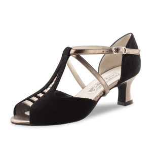 Werner Kern Mujeres Zapatos de Baile Holly - Negro/Antiquo - 5,5 cm  - Größe: UK 6