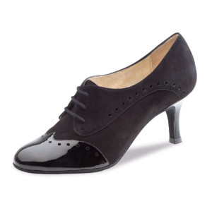 Nueva Epoca Femmes Chaussures de Danse Karen - Velour Noir