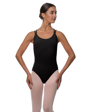 LULLI Damen Ballett Body/Leotard YVETTE mit Spaghetti Trägern