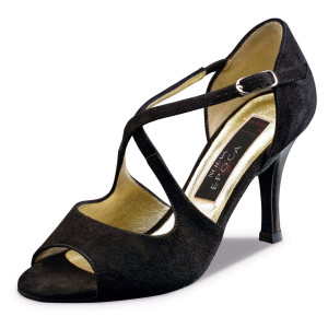 Nueva Epoca Damen Tanzschuhe Martha - Veloursleder - 8 cm