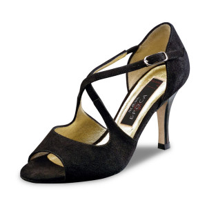 Nueva Epoca Femmes Chaussures Martha LS - Suède Noir