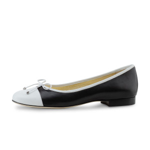 Werner Kern Ladies Ballerinas Mimi - Leather Black/White