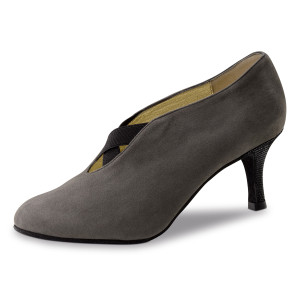 Nueva Epoca Women´s dance shoes Sakura - Suede Gray - 6 cm Stiletoo [UK 5]