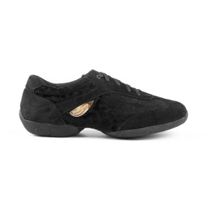 PortDance Dames Dance Sneakers PD02 - Nubuck Zwart