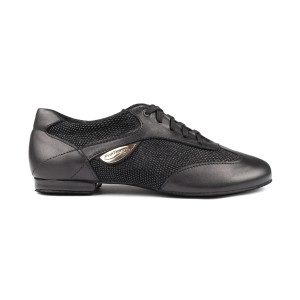 Portdance Damen Tanzschuhe PD07 - Obermaterial: Leder/Beverly Schwarz - Größe: EUR 40