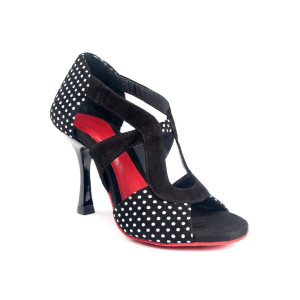 PortDance Mujeres Zapatos de Baile PD508 - Nabuk - 7 cm