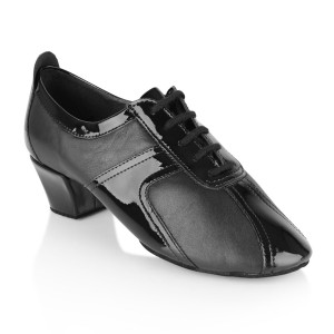 Ray Rose - Ladies Practice Shoes 410 Breeze - Black Patent/Leather - Medium (Regular) - 4 cm Practice  - Größe: UK 4,5