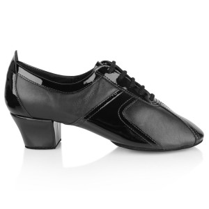 Ray Rose - Sapatos instrutor de dança 410 Breeze - Pele/Laca Preto - 4 cm Contour [UK 6,5]