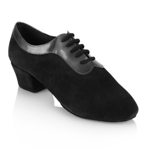 Ray Rose - Dames Practice Schoenen 417 Solar - Suede/Lak Zwart - 4 cm Practice  - Größe: UK 4,5